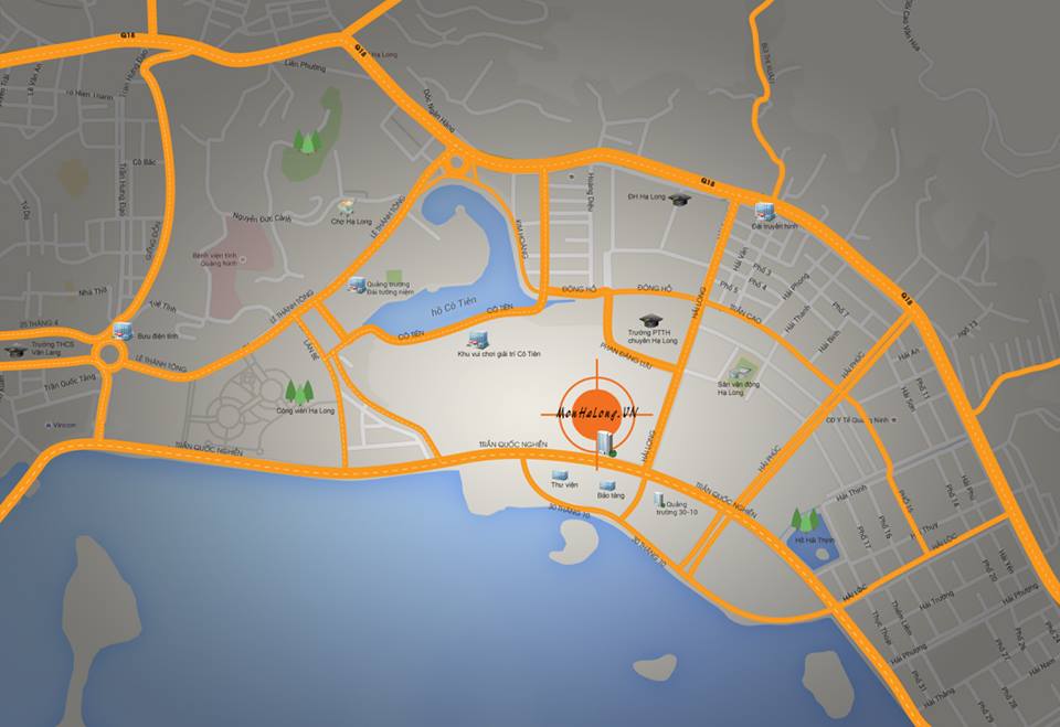 Vị trí dự án Mon Bay Hạ Long