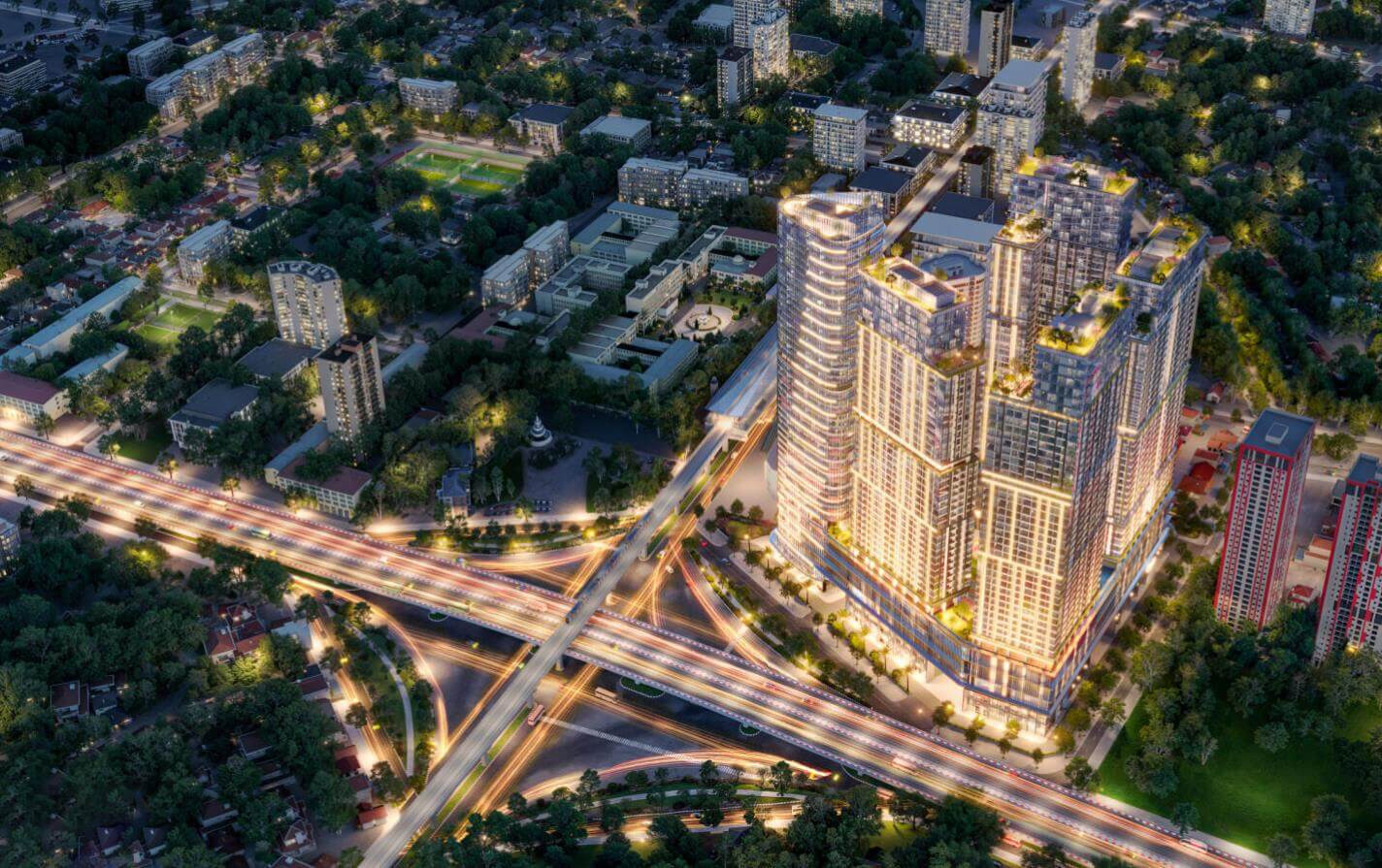 Vị trí Sun Feliza Suite Cầu Giấy