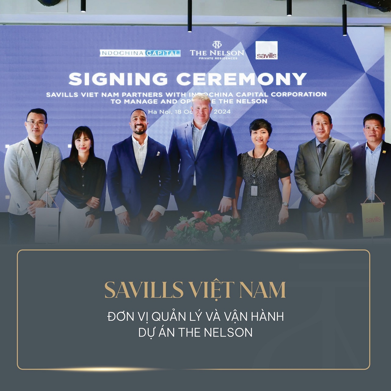 Đơn vị quản lý vận hành dự án chung cư cao cấp The Nelson là đơn vị nào?