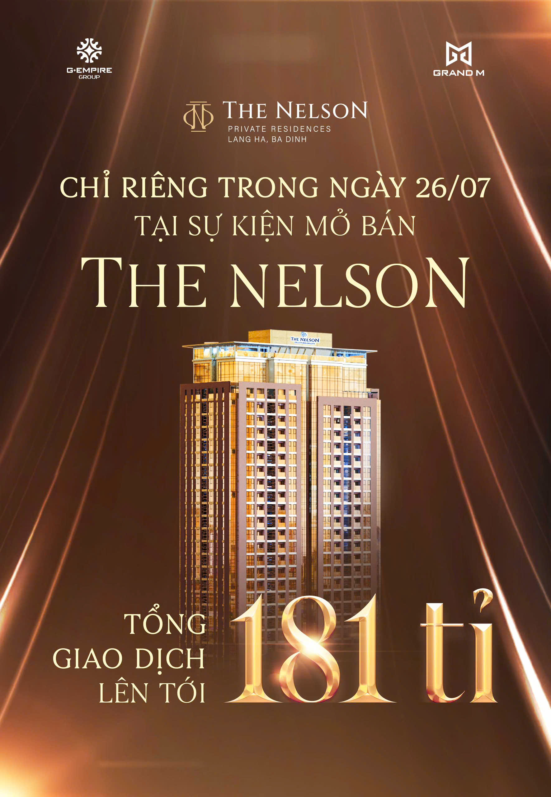 The Nelson 29 Láng Hạ: Ghi nhận 181 tỷ giao dịch chỉ trong một ngày mở bán – Cơn sốt mới tại trung tâm Ba Đình