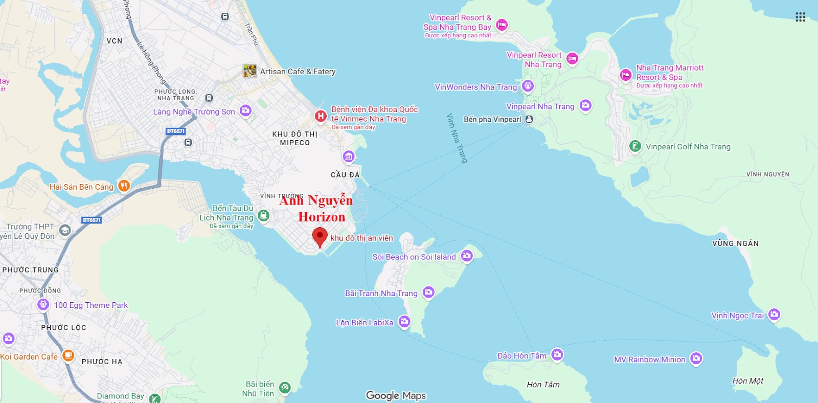 Vịt rí dự án Anh Nguyễn Horizon Nha Trang