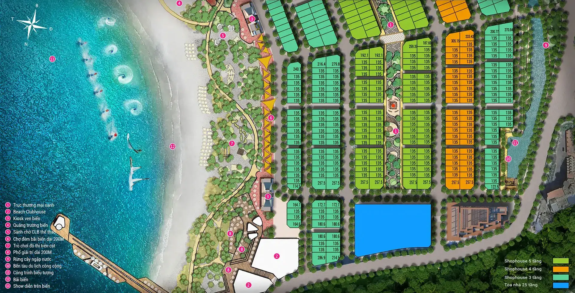 Mặt bằng Catbarina Bay