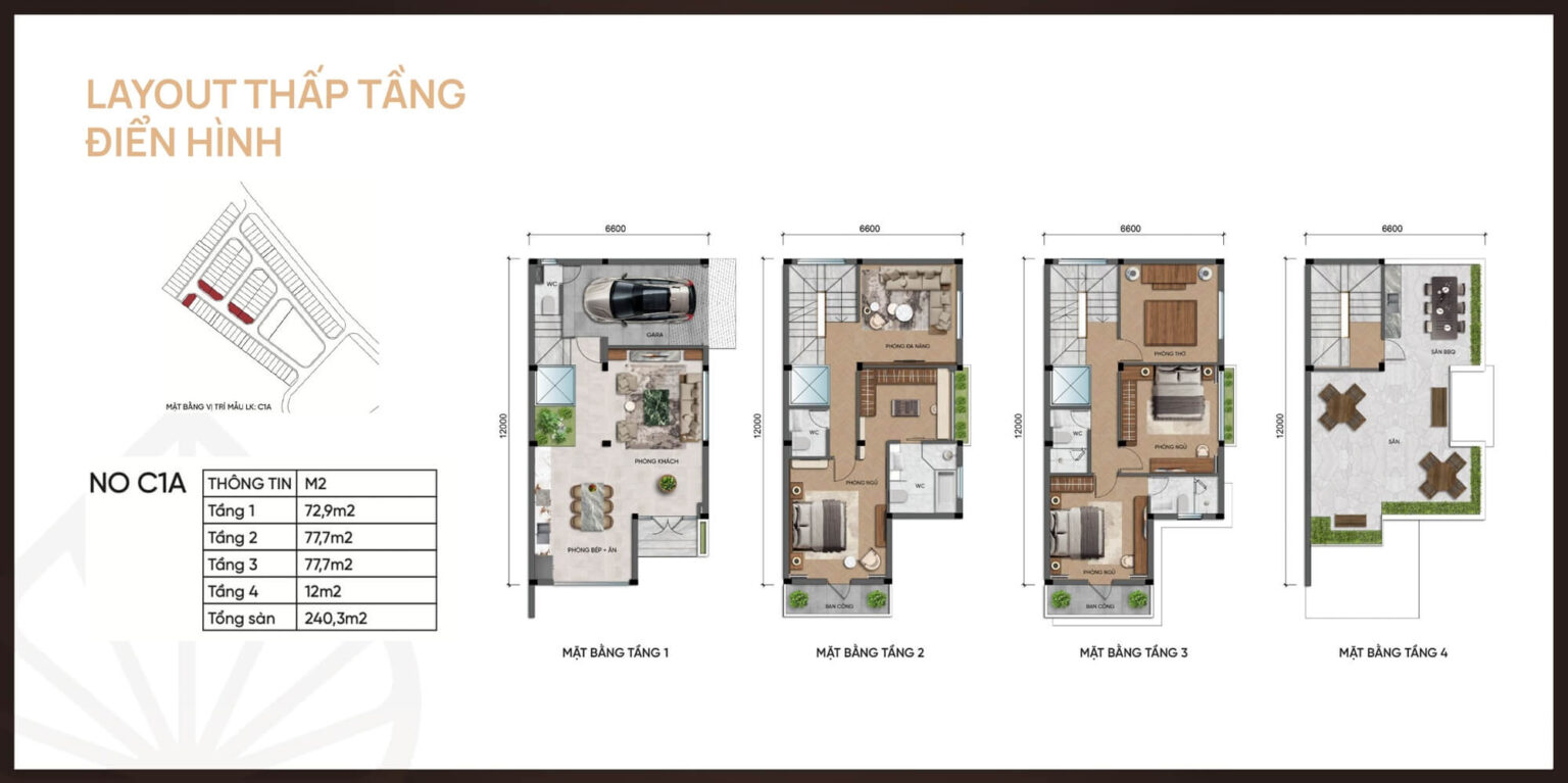 Thiết kế liền kề Iconia Lakeside