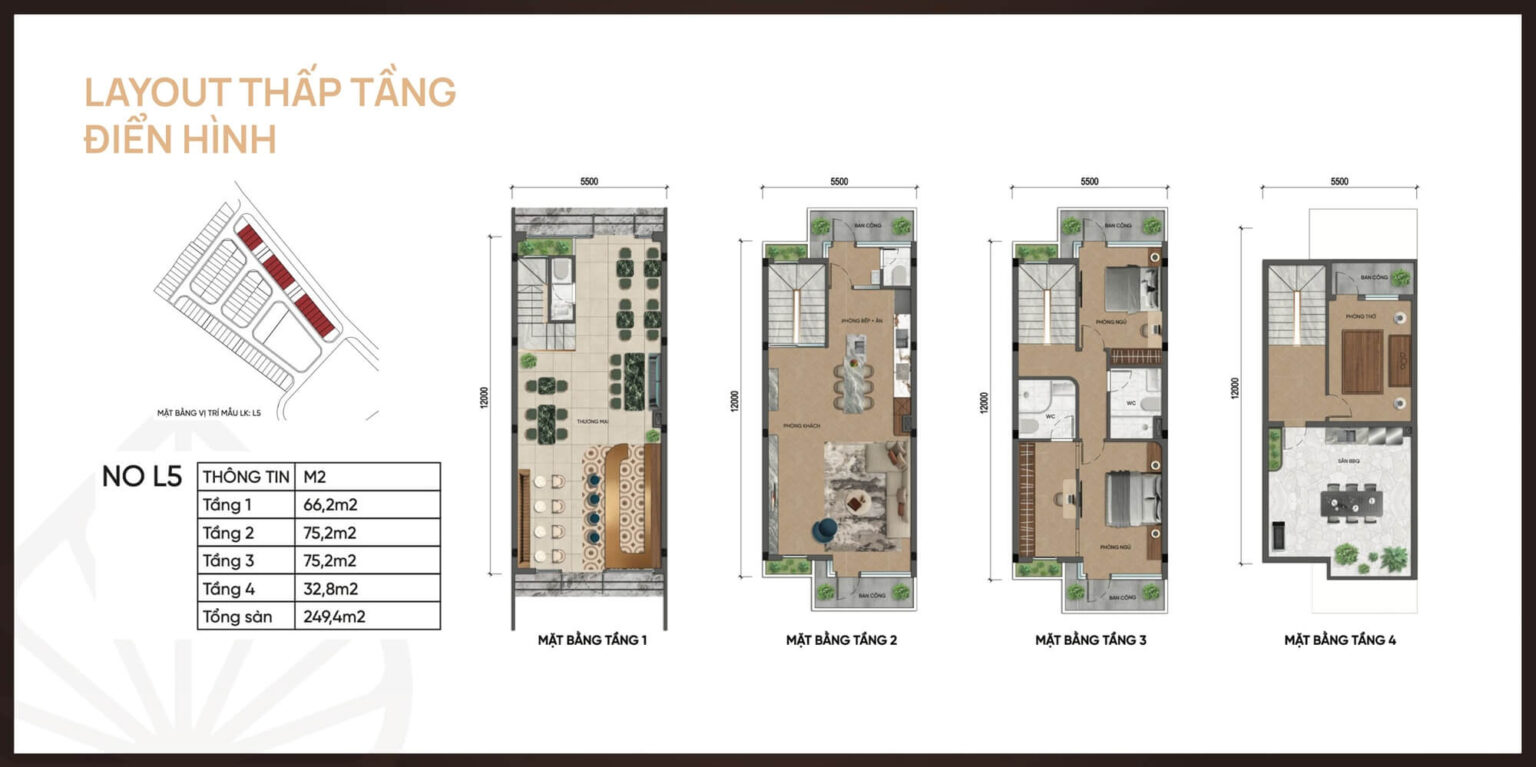 Thiết kế liền kề Iconia Lakeside