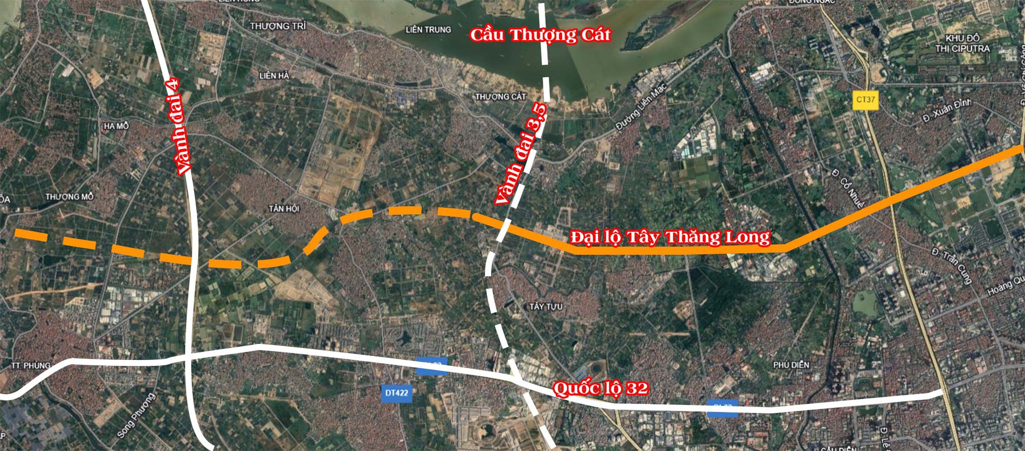 Trục đại lộ Tây Thăng Long