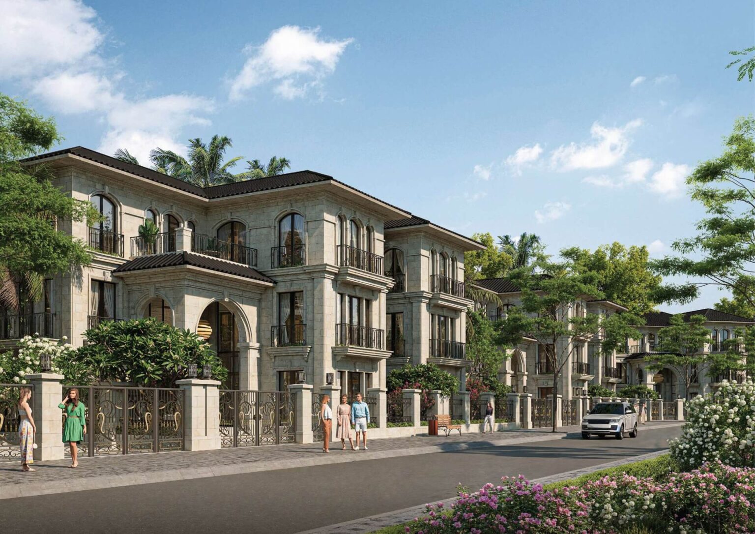 Phối cảnh biệt thự tại Sunshine Metropolis City