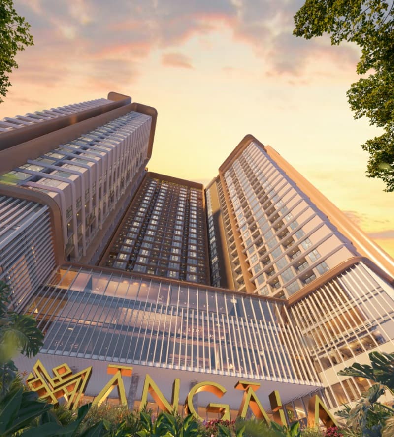 Phối cảnh cao tầng dự án Mangala Complex Bắc Ninh