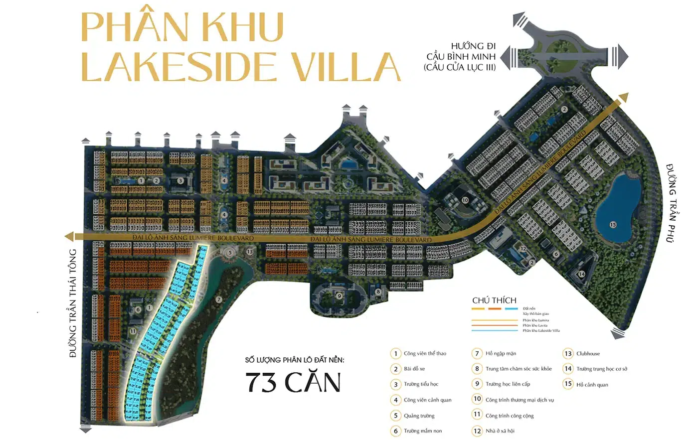 Phân khu Lakeside Villa dự án Noble Palace Hạ Long