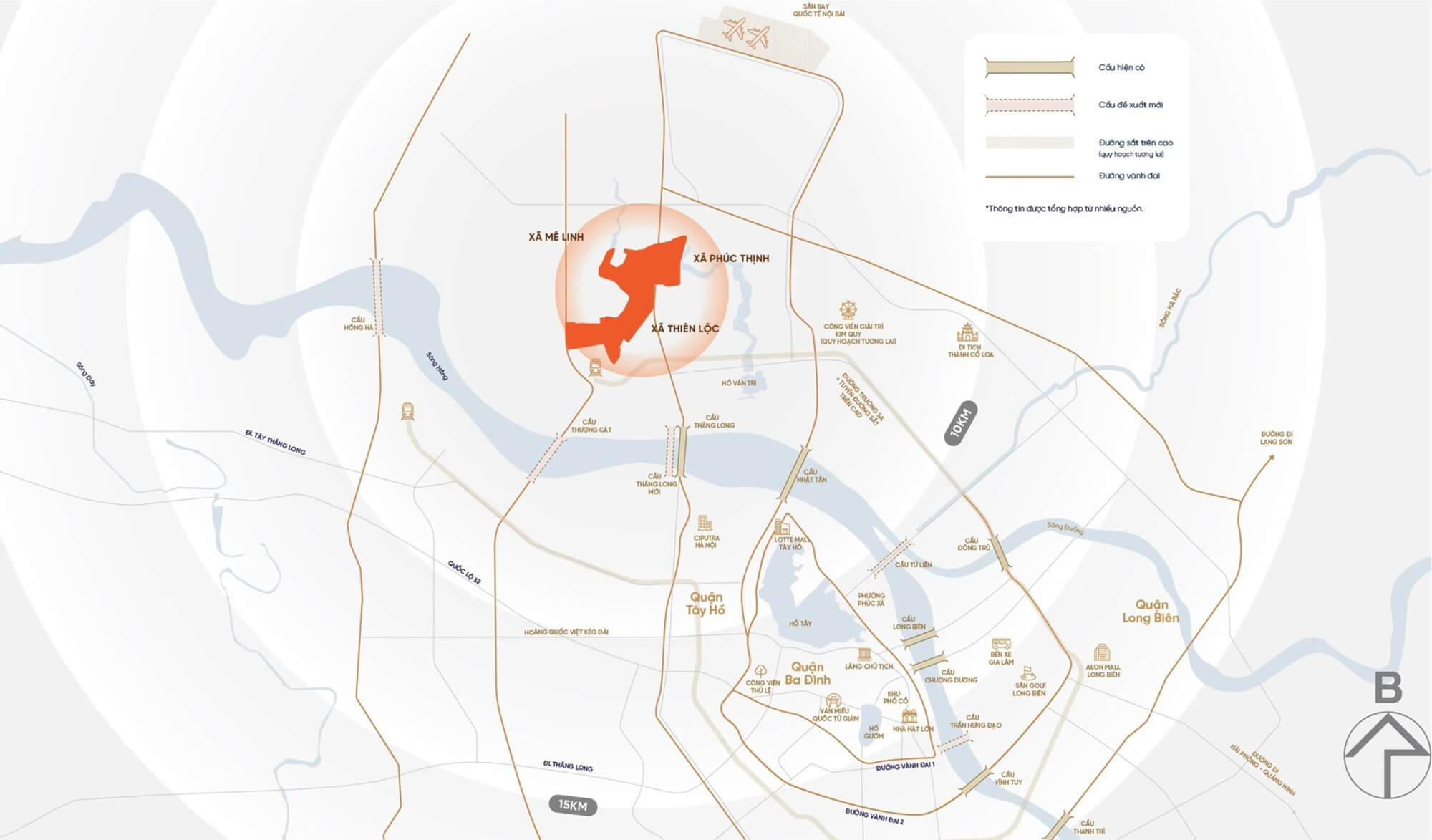 Sunshine Metropolis City nằm tại tâm điểm giao thương phía Bắc Thủ Đô