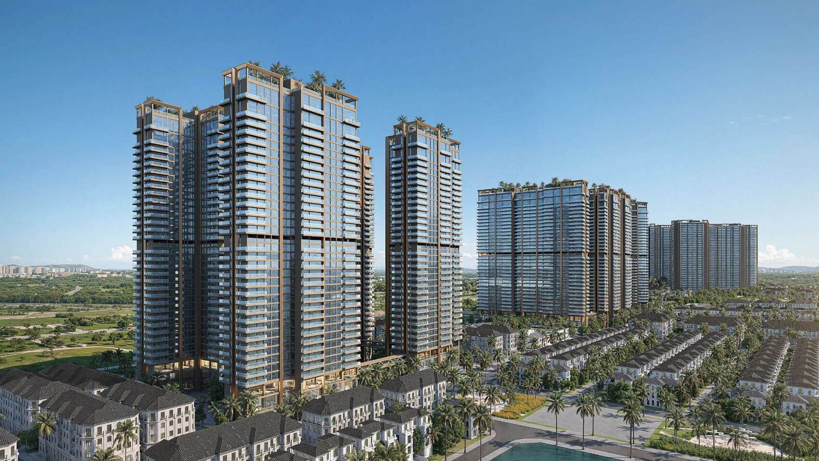 Thiết kế cao tầng tại phân khu Alluvia Sunshine City