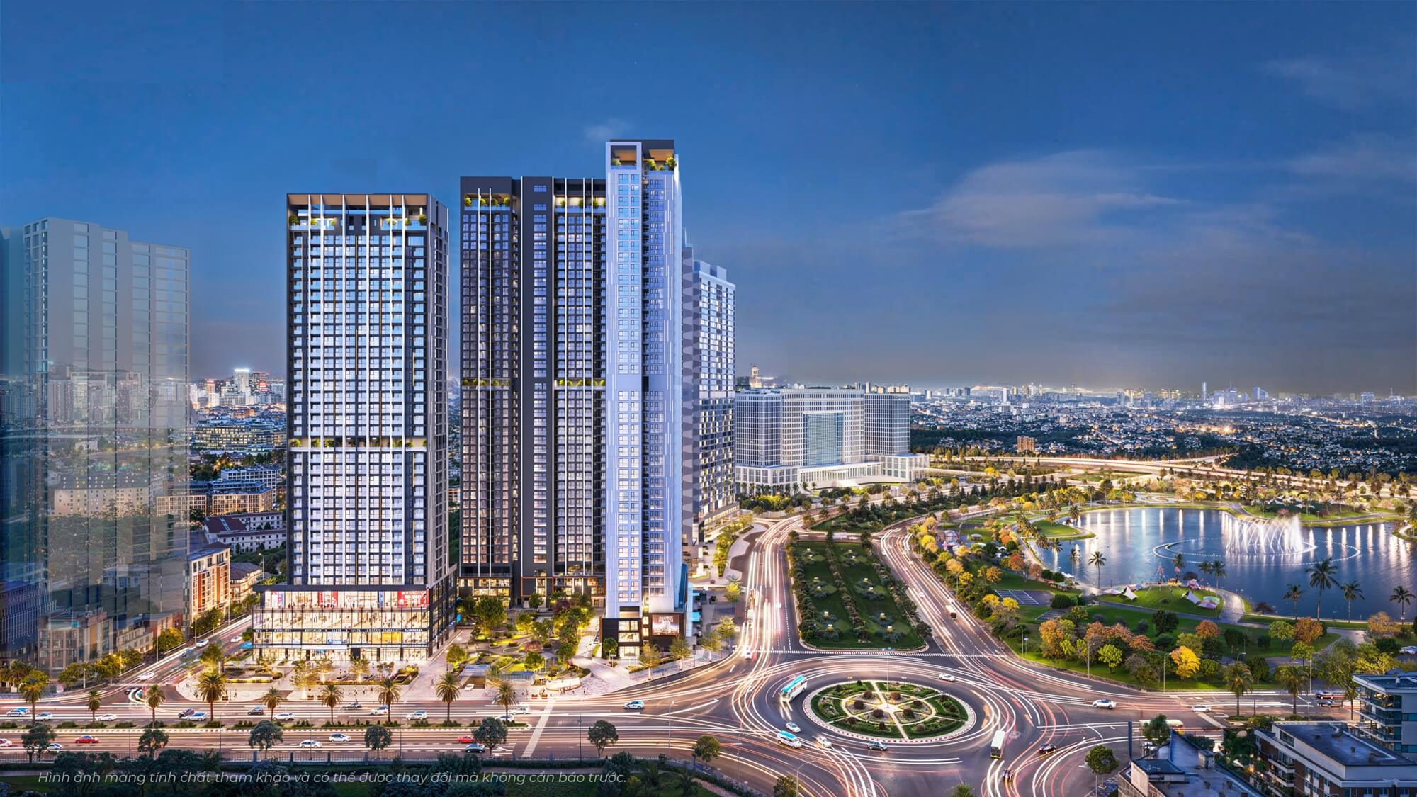 Phối cảnh tổng quan Mandarin Garden 3 Yên Sở