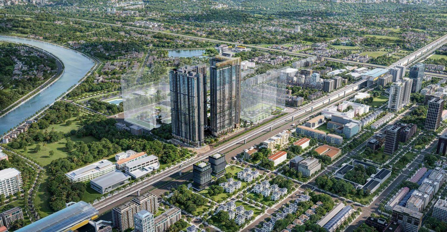 Tổng quan phối cảnh dự án Mandarin Garden 3 Yên Sở
