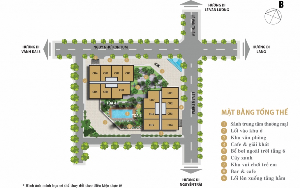 Quy hoạch mặt bằng tổng thể dự án Stellar Garden