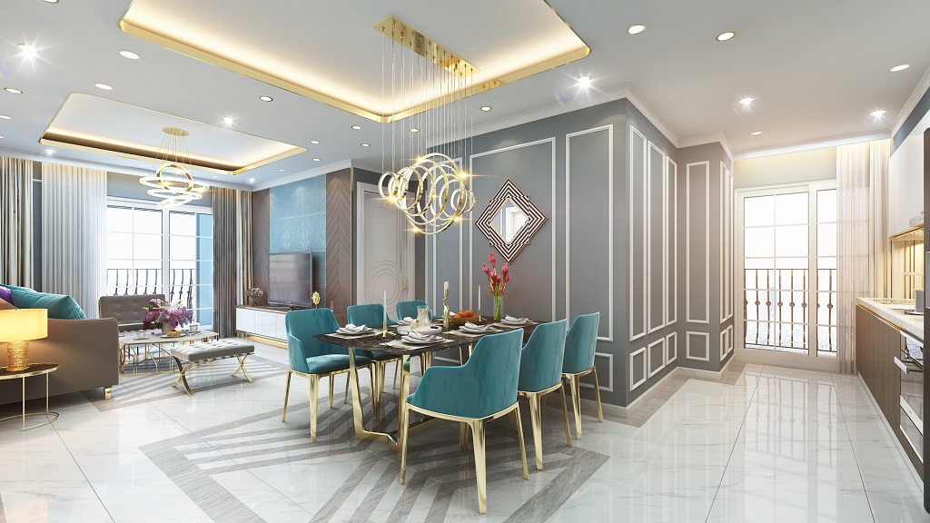 Thiết kế căn hộ thực tế tại dự án Stellar Garden Lê Văn Thiêm