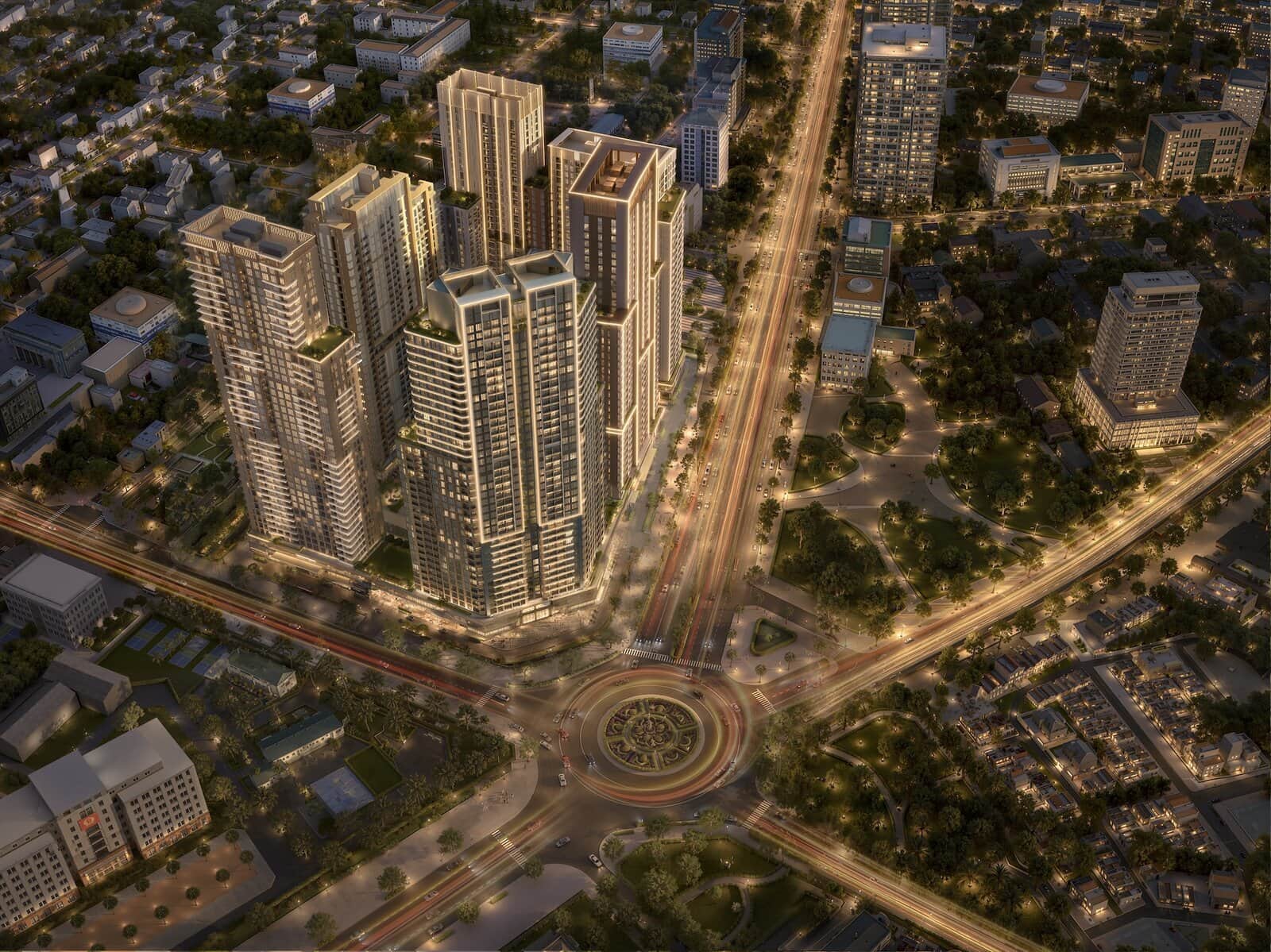 Phối cảnh tổng quan dự án Sun Glory Residence