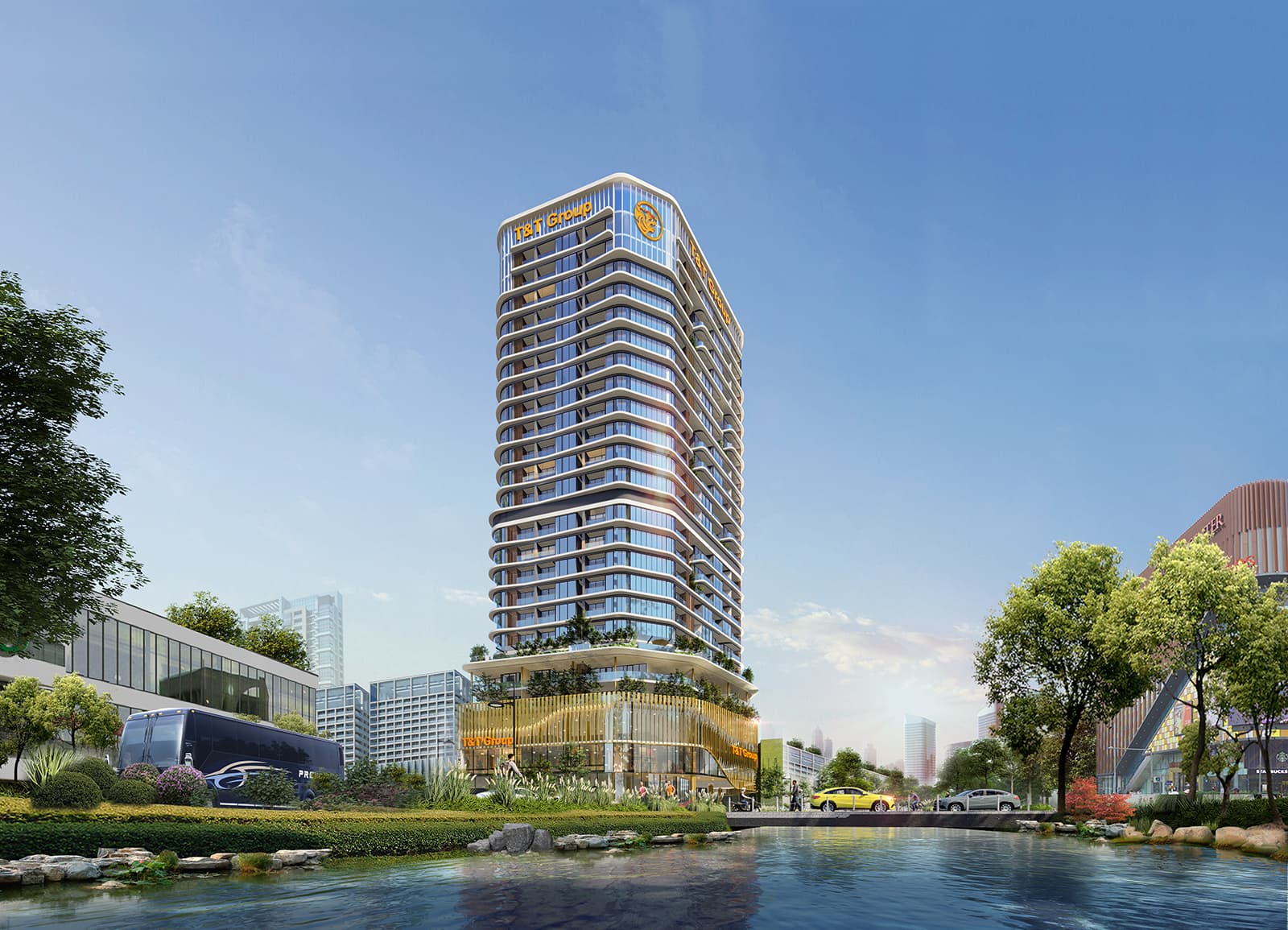 Phối cảnh dự án chung cư The Central Hà Nội