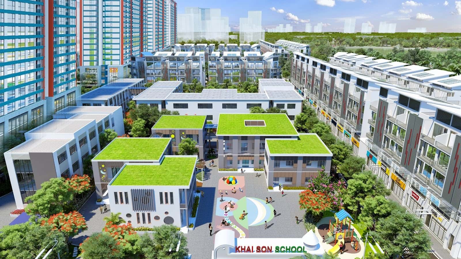 Tiện ích dự án Khai Sơn City Long Biên